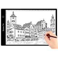 Mesa de Luz Dibujo A4- LED Tableta de Luz de Iluminación de la Caja de Alimentación Micro USB Ideal para Animacion Tatoo…